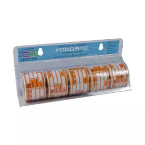Etiquettes Prodate Std ORANGE 5 rlx de 250 etiquettes (M)
